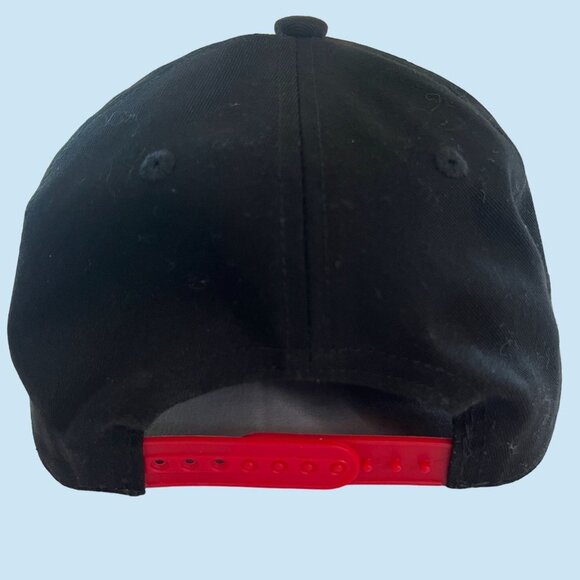 Boston Red Sox Hat Cap Adult Medium Snap Back Big X MLB Baseball Melonwear Mens - Picture 8 of 10